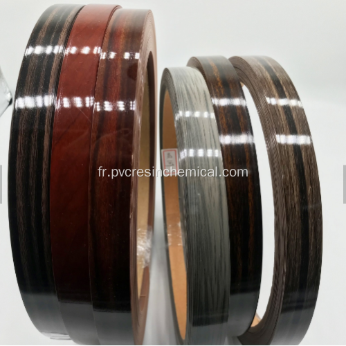 Rouleaux colorés adaptés aux besoins du client de bande de bord de PVC pour des meubles